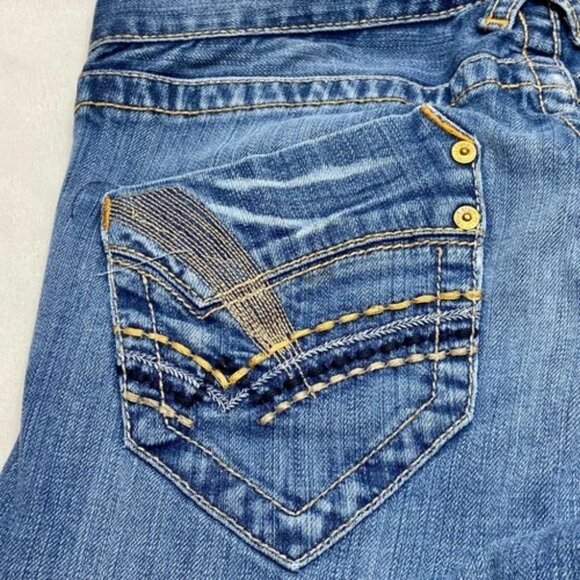 Vintage Lucky Brand Jeans Women's 4/27 Meggie Grace Low Rise Boot Y2K Button Fly - Picture 8 of 16